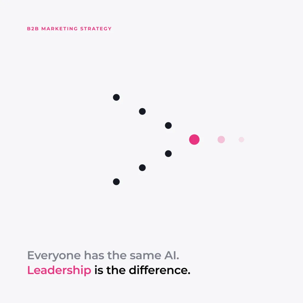B2B Marketing Strategy: Leading Marketing When Everyone Has the Same AI